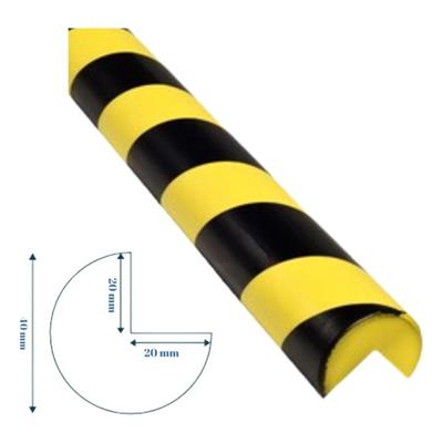 Puffyguard C1 Kenar Köşe Koruyucu 1 Metre Sarı Siyah