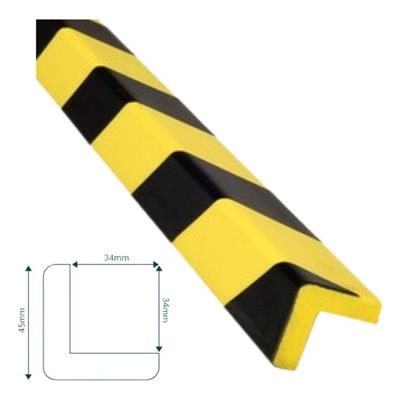 Puffyguard L2 Kenar Köşe Koruyucu 1 Metre Sarı Siyah