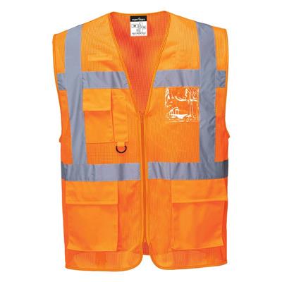 Portwest C376 Fileli Reflektörlü Mühendis Yeleği
