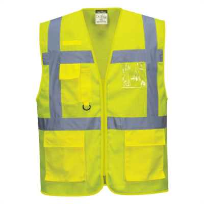 Portwest C376 Fileli Reflektörlü Mühendis Yeleği