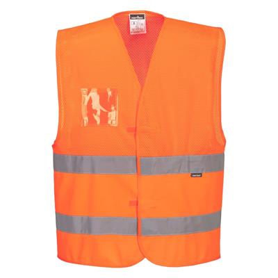 Portwest C494 Yarı Fileli Reflektörlü İkaz Yeleği