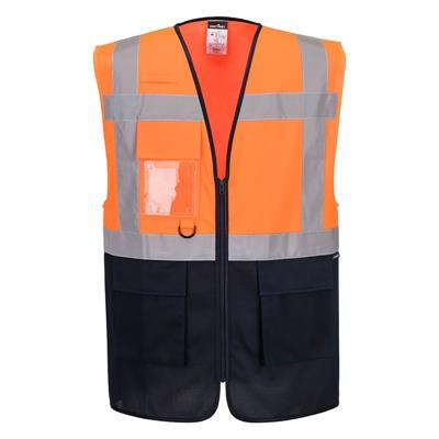 Portwest ES076 Fermuarlı Reflektörlü Mühendis Yeleği