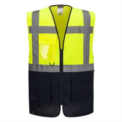 Portwest ES076 Fermuarlı Reflektörlü Mühendis Yeleği