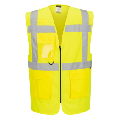 Portwest ES476 Fermuarlı Reflektörlü Mühendis Yeleği
