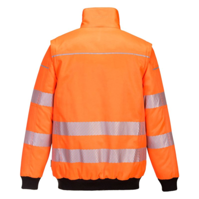 Portwest PW302 3+1 Reflektörlü Parka Mont