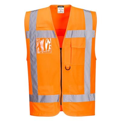 Portwest R476 Fermuarlı Reflektörlü Mühendis Yeleği