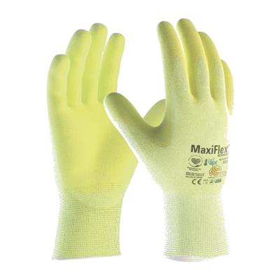 ATG MaxiFlex Ultimate AD-APT 42-874FY Fosforlu Sarı Mekanik İş Eldiveni