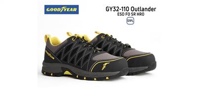Goodyear GY32-110 Outlander S1PL ESD HRO Fiberglas Burun İş Güvenliği Ayakkabısı