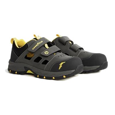 Goodyear GY11-100 Air Grey S1PL ESD HRO Sandalet Fiberglas Burun İş Güvenliği Ayakkabısı