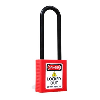 BBU Safety 74 PS Güvenlik Asma Kilidi Yalıtkan Naylon Kanca 74 mm