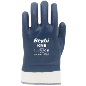 Beybi KN6 Pamuk Nitril İş Eldiveni