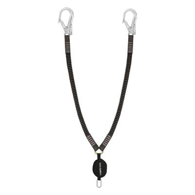 Kaya Safety E-3 EL D Çift Kol Şok Emicili Elastik Lanyard