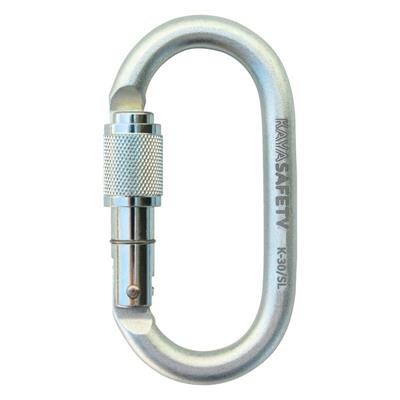 Kaya Safety K-30-SL Oval Çelik Karabina (Keylock)