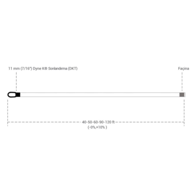 Kaya Safety LUPA Fast Rope 40 mm DKT