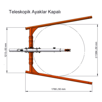 Kaya Safety TECHNO ARM Mobil Ayak Seti