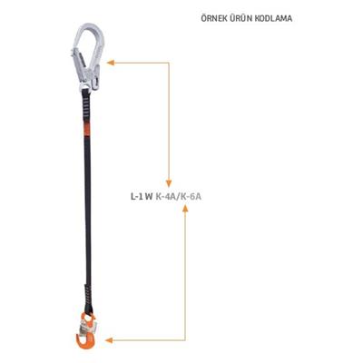 Kaya Safety L-1 W SERİSİ Tek Kol Webbing Lanyard