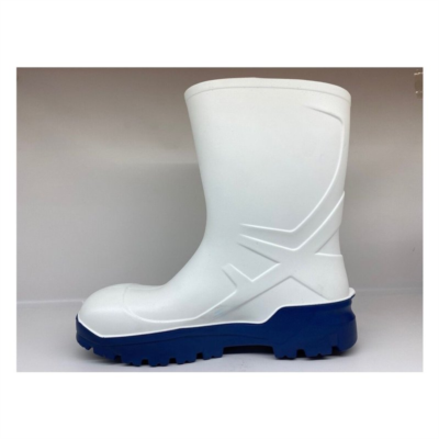 Techno Boots Kısa Boy Beyaz Poliüretan Çizme 31 cm S4 Çelik Burunlu