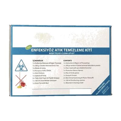 Tusorb EAK-01 Enfeksiyöz Atık Temizleme Kiti (Body Fluid Clean-Up Kit)
