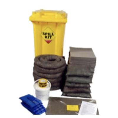 Tusorb GDK-09 Genel Amaçlı Döküntü Kiti 250 Litre (Tekerlekli Konteyner)