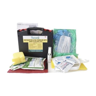 Tusorb KIT-02 Enfeksiyöz Atık Döküntü Kiti (Body Fluid Spill Kit)