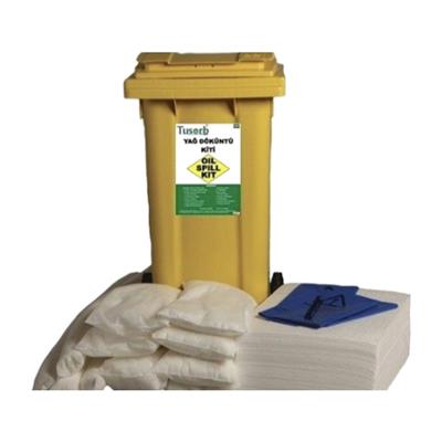 Tusorb YDK-06 Yağ ve Yakıt Döküntü Kiti 125 Litre (Tekerlekli Konteyner)