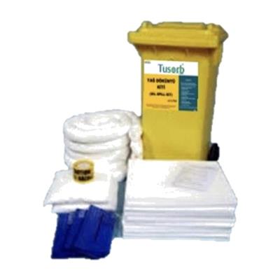 Tusorb YDK-15 Yağ ve Yakıt Döküntü Kiti 80 Litre (Tekerlekli Konteyner)